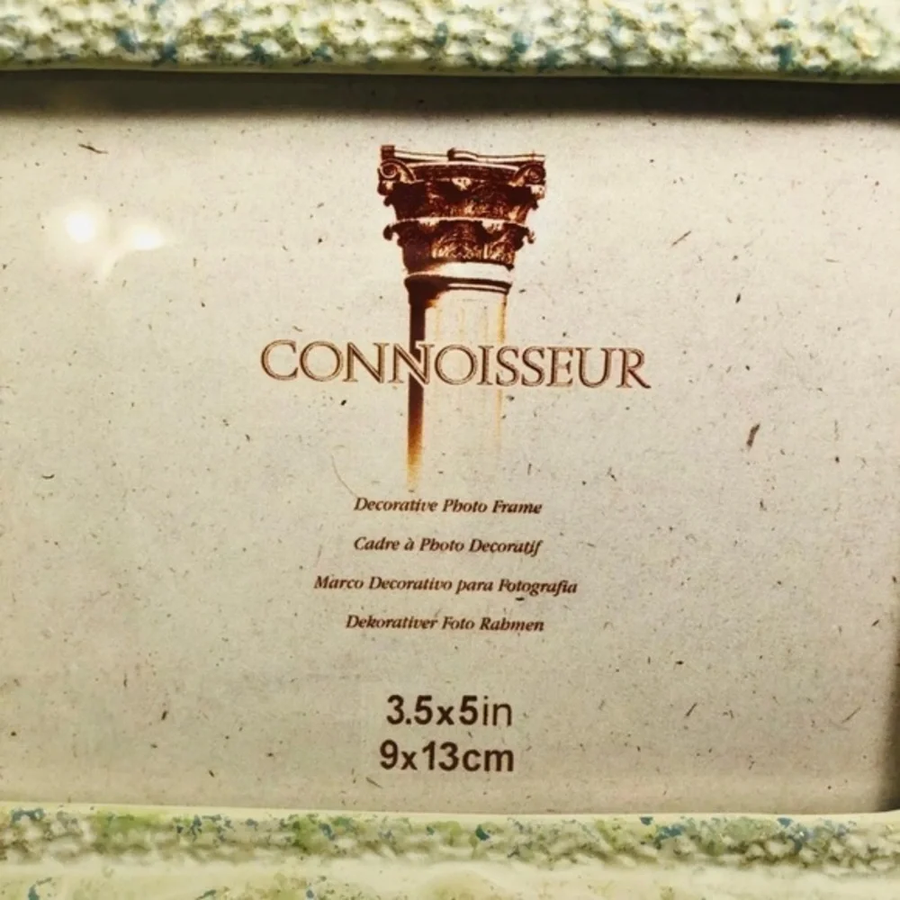 Connoisseur Picture Frame Unique Ceramic Design.